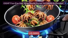 G924P Four-Eye Gas Stove Double Burner Household Embedded Liq... -- Amazing Value 2026 | Must Have!