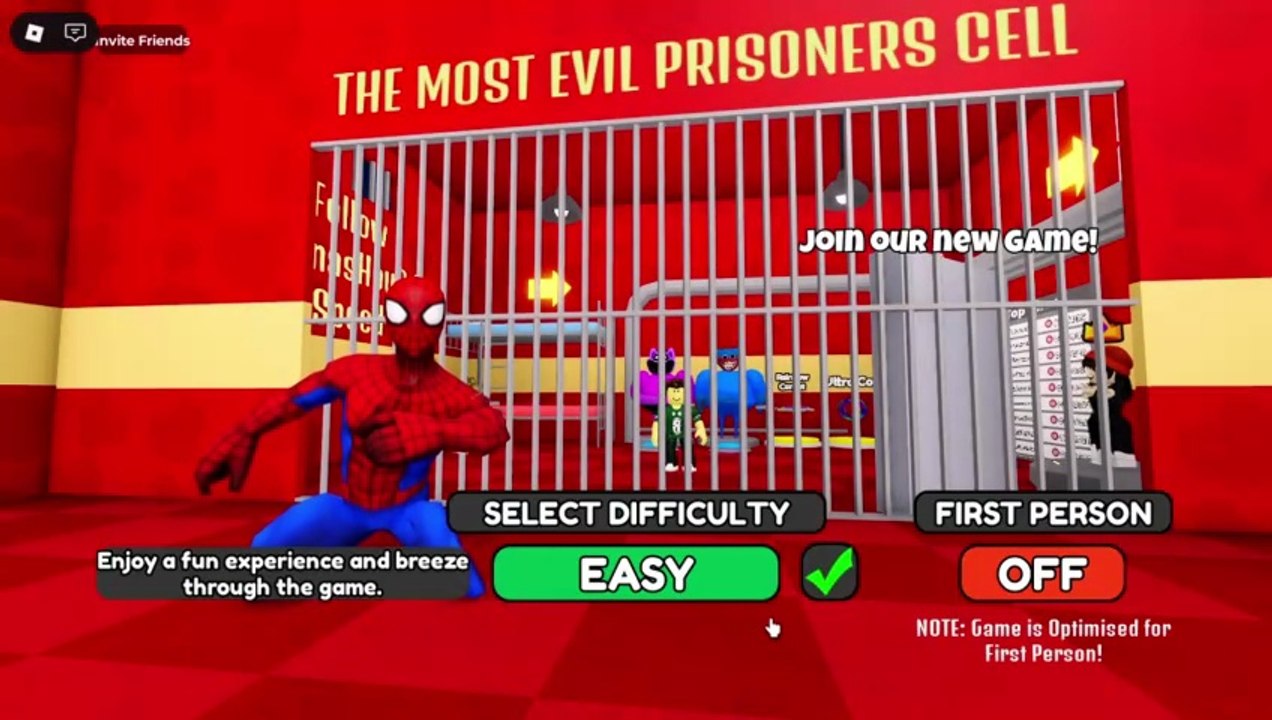 ROBLOX - SPIDERMAN'S PRISON RUN (OBBY)