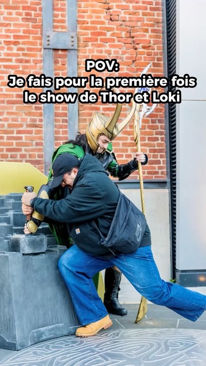 POV : Je fais pour la première fois le show de Thor et Loki ! 💚🐊🔨⚡️