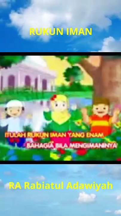 🕌 Rukun Iman  Lagu Anak Islam Edukatif  Belajar 6 Rukun Iman dengan Mudah