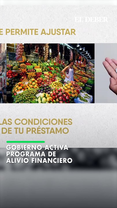 Gobierno activa programa de alivio financiero