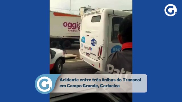 Acidente entre três ônibus do Transcol em Campo Grande, Cariacica