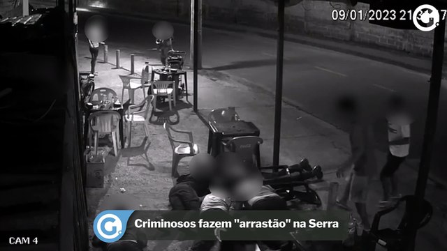 Criminosos fazem arrastão na Serra