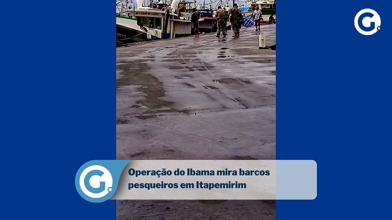 Operação do Ibama mira barcos pesqueiros em Itapemirim