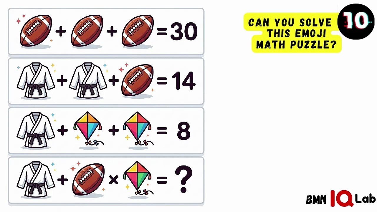 #MathChallenge 🔢⚔️ Can you solve this Emoji math puzzle? (Part 2) 🧮