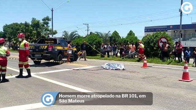 Homem morre atropelado na BR 101, em São Mateus