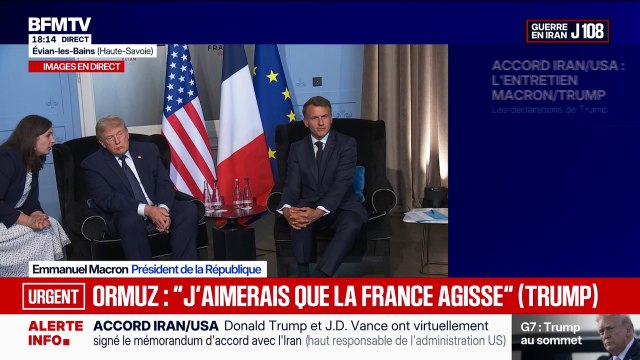 Détroit d'Ormuz: J'aimerais que la France agisse mais nous n'avons pas besoin d'aide , assure Donald Trump