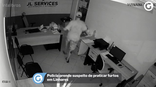 Polícia prende suspeito de praticar furtos em Linhares