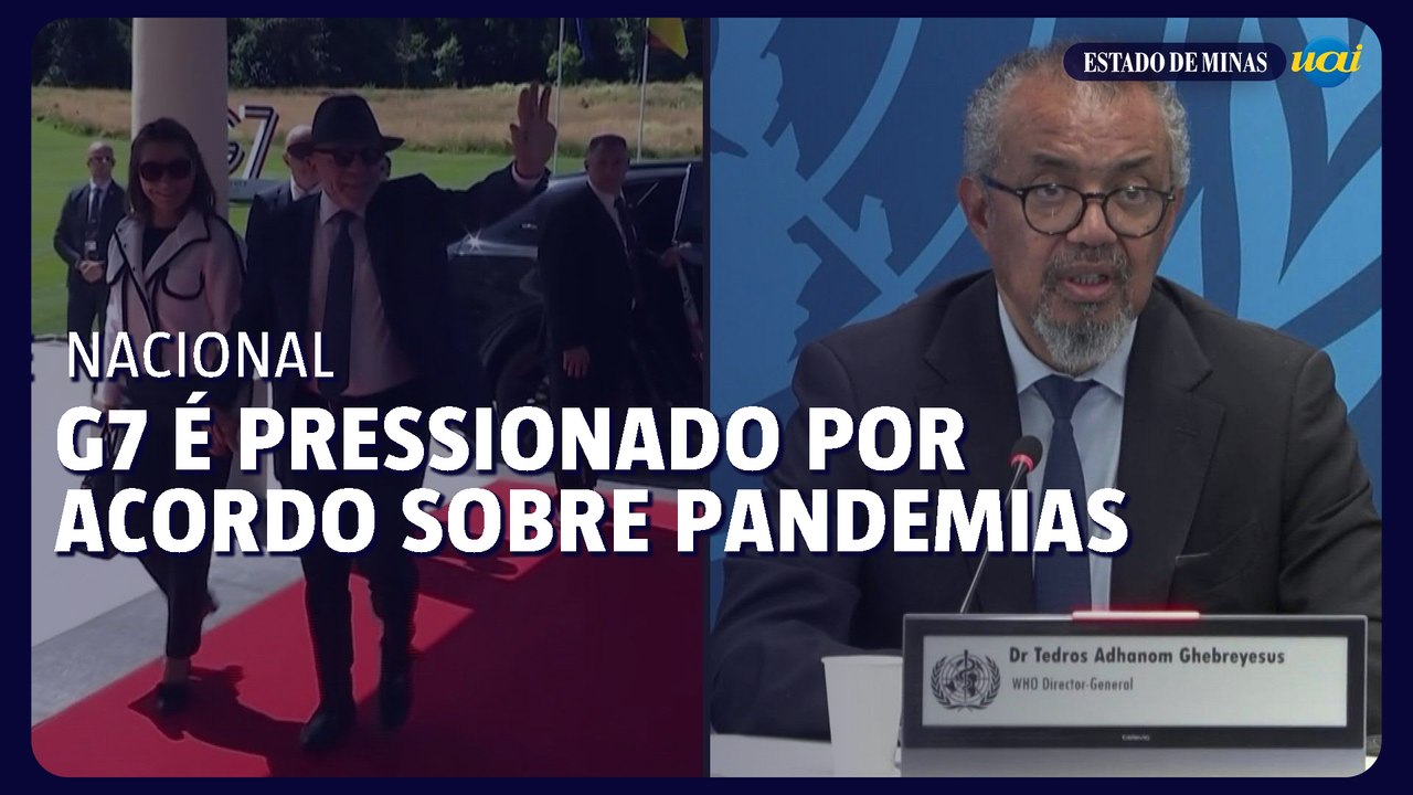 Lula leva ao G7 apelo da OMS por tratado global de pandemias