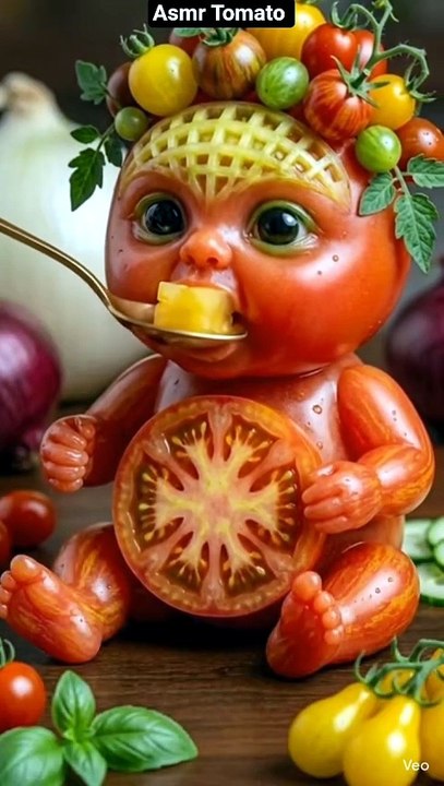 Asmr Tomato Eating Video