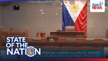 Mga nabinbing batas, agenda ng special session na ipinatawag ni PBBM | SONA