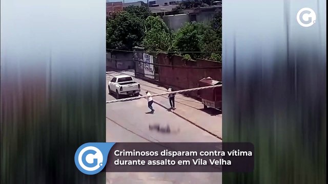 Criminosos disparam contra vítima durante assalto em Vila Velha