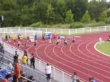 Championnat régionaux Minimes Lomme 100m Corentin Maxime