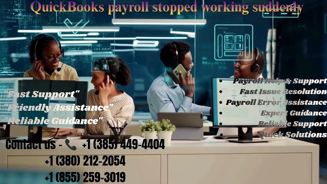 QuickBooks payroll stopped working suddenly