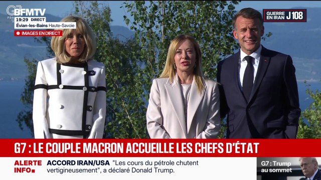 Giorgia Meloni, Friedrich Merz... Les chefs d'État accueillis par le couple Macron à Évian pour le sommet du G7