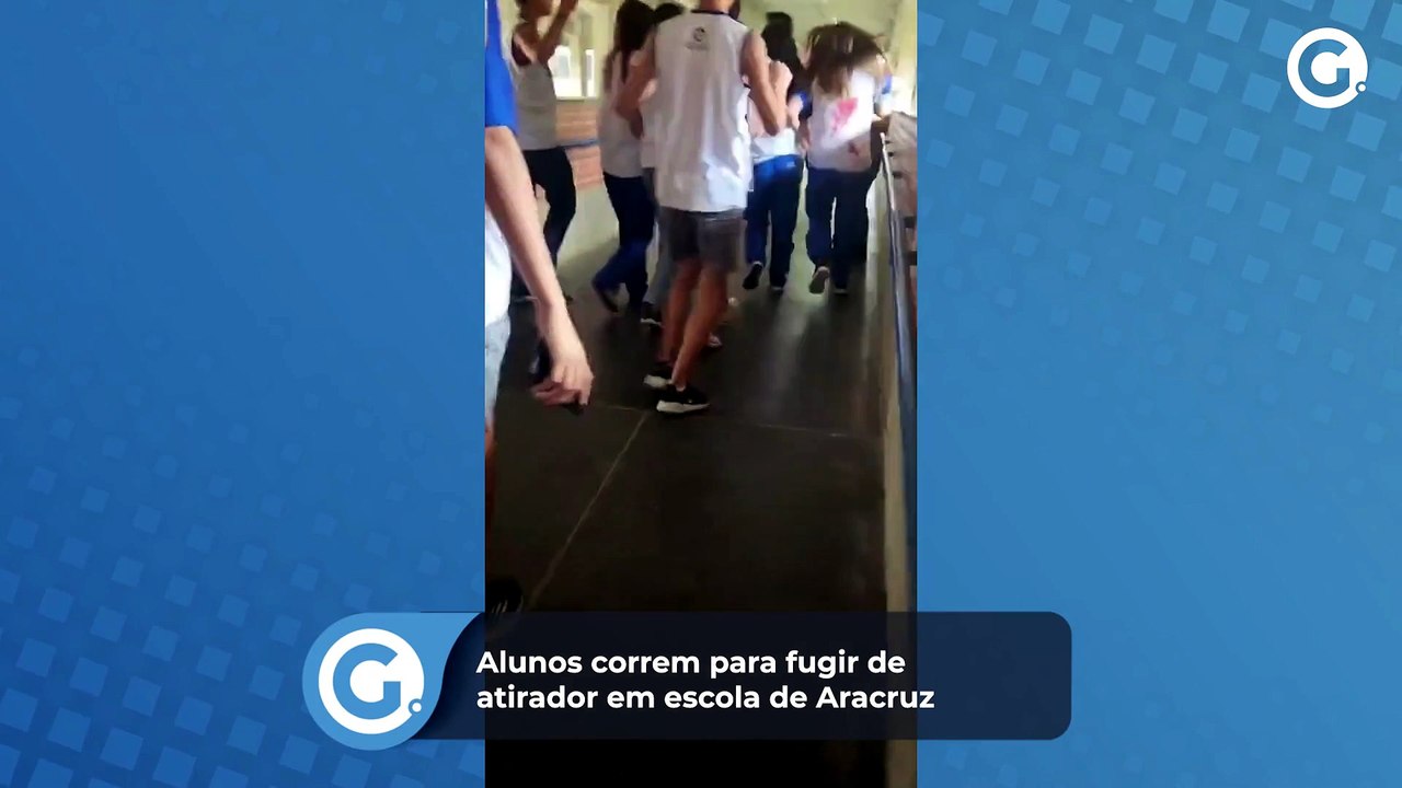 Alunos correm para fugir de  atirador em escola de Aracruz