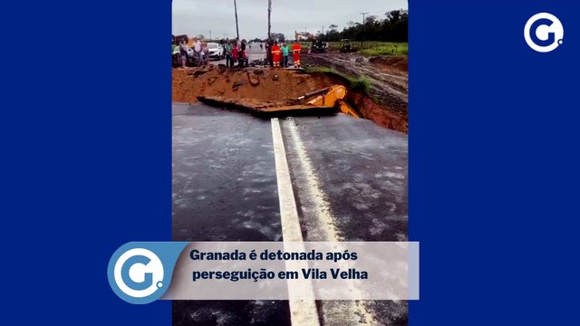 Começa obra para recuperar trecho com cratera na BR 101 em Aracruz