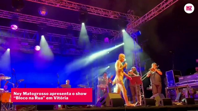 Ney Matogrosso apresenta o show “Bloco na Rua” em Vitória