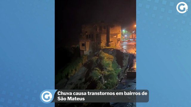Chuva causa transtornos em bairros de São Mateus