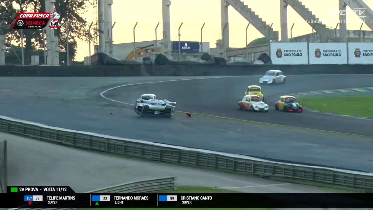 Copa Fusca 2026 Interlagos 5 Race 2 Restart Last Lap Soares Flip