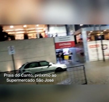 Chuva forte provoca alagamentos pela Grande Vitória