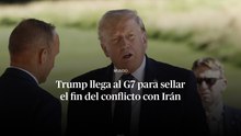 Diplomacia de alto nivel: Trump llega al G7 para sellar el fin del conflicto con Irán
