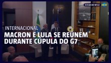 Encontro entre Lula e Macron ocorre à margem do G7