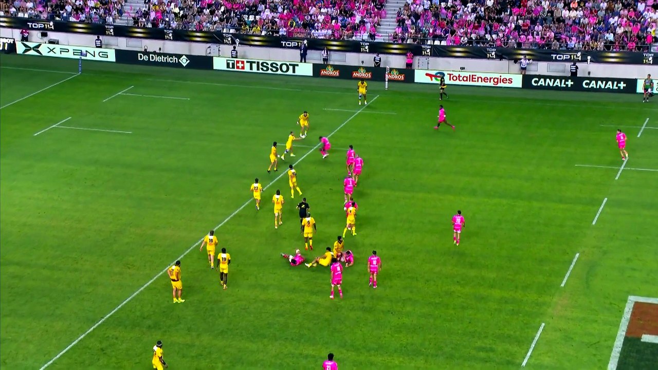 TOP 14 - Essai de Romain BRIATTE 3 (SFP) - Stade Français Paris - Stade Rochelais
