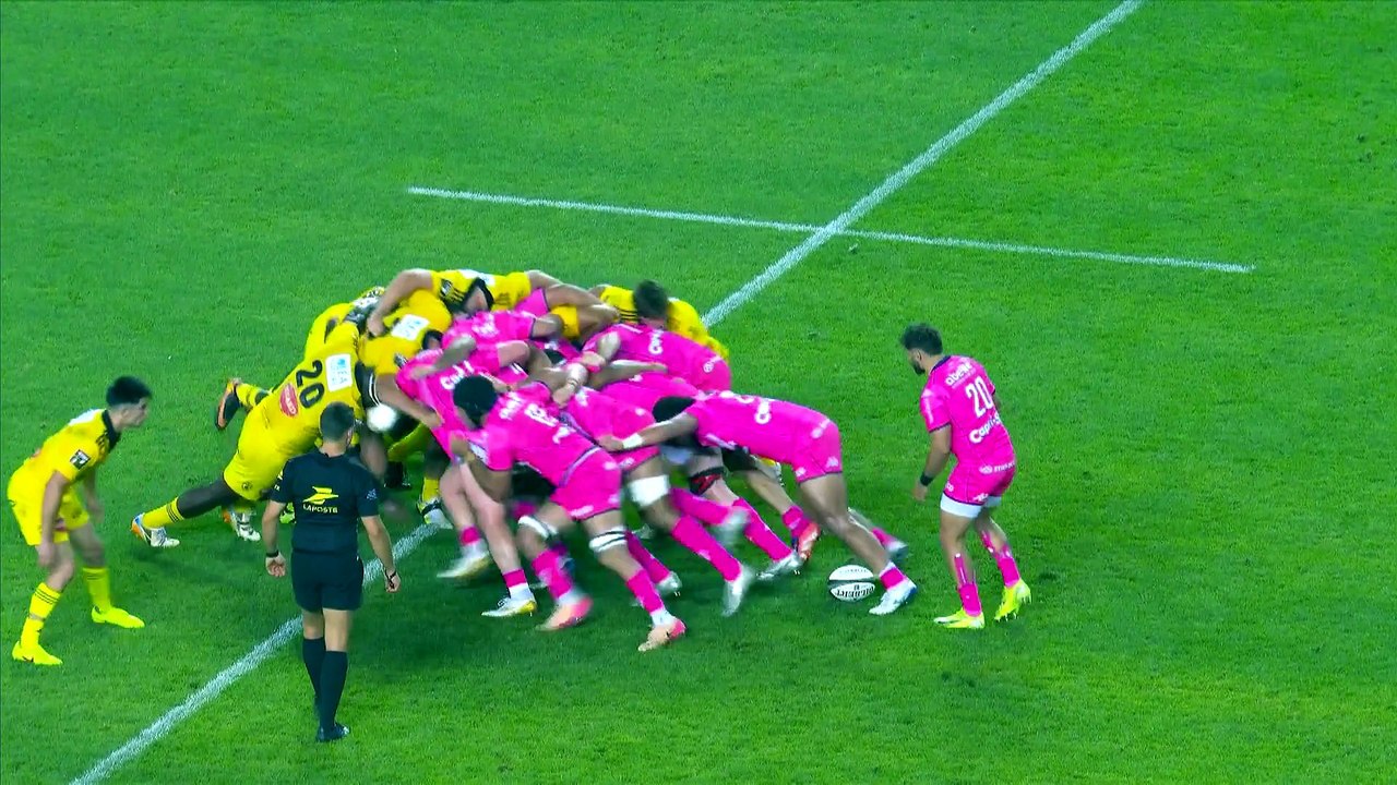TOP 14 - Essai de Joe MARCHANT 2 (SFP) - Stade Français Paris - Stade Rochelais