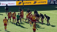TOP 14 - Essai de Peceli YATO (USAP) - Provence Rugby - USA Perpignan