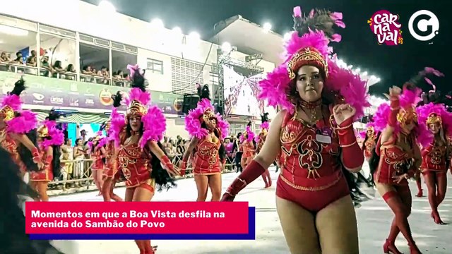 Momentos Em Que A Boa Vista Desfila Na Avenida Do Sambão Do Povo