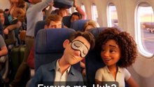 WE ALREADY LANDED?! 😳 Airplane English Conversation #shorts
