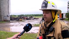 Incendie à Saint-Éloi : perte totale pour une entreprise agricole