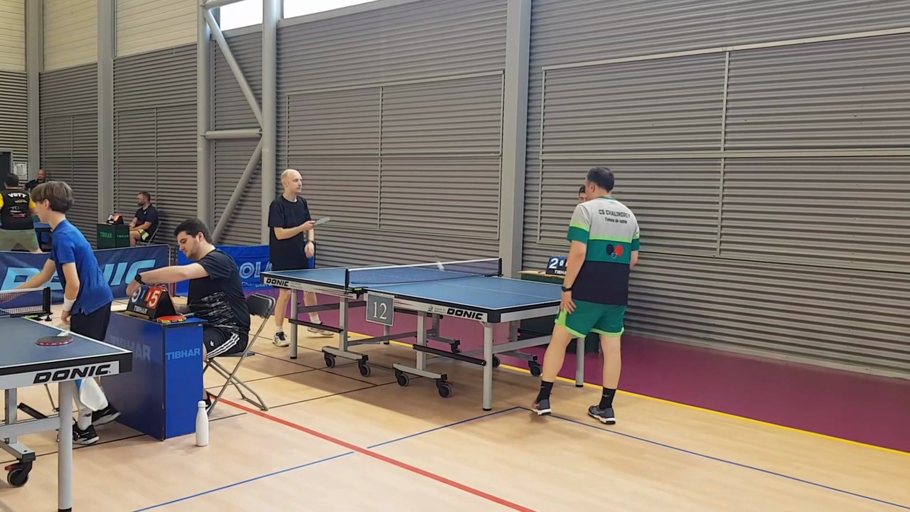 Tournoi de Tennis de Table à Épinal le 13/6/26 - Tournoi National B