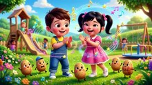 One Potato Two Potato 🥔 | Counting Song for Kids | Learn Numbers 1-10 | Nursery Rhymes & Kids Songs