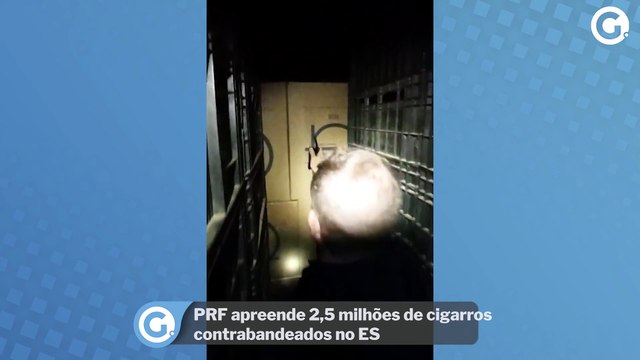 PRF apreende 2,5 milhões de cigarros contrabandeados no ES