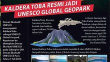 Kaldera Toba Terpilih Jadi UNESCO Global Geopark@#short