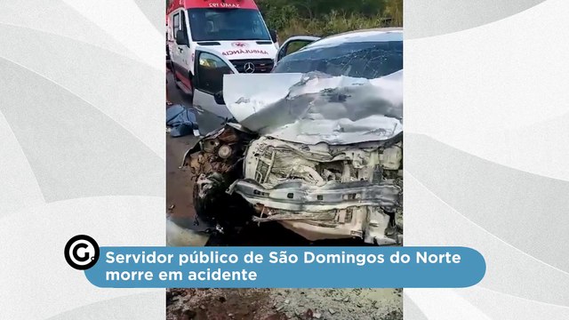 Servidor público de São Domingos do Norte morre em acidente