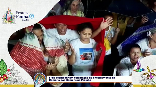Fiéis acompanham celebração de encerramento da Romaria dos Homens na Prainha