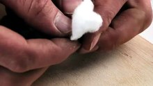 Repairing holes with super glue and cotton! 💯