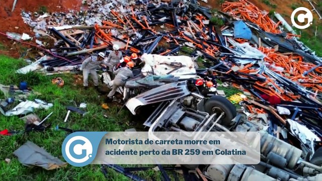 Motorista de carreta morre em acidente perto da BR 259 em Colatina