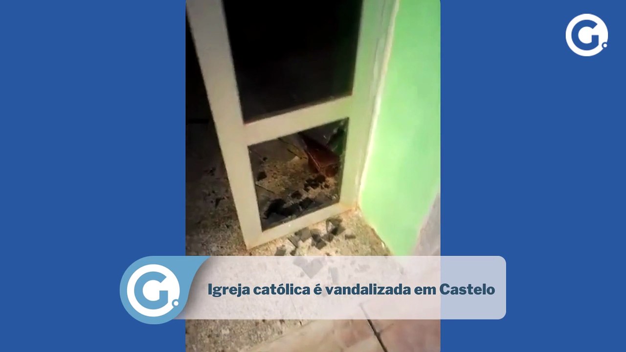 Igreja católica é vandalizada em Castelo