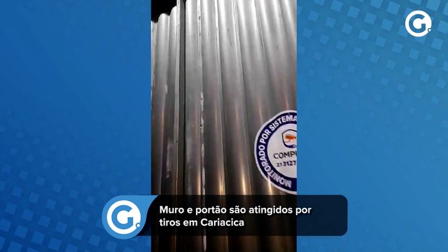 Muro e portão são atingidos por tiros em Cariacica