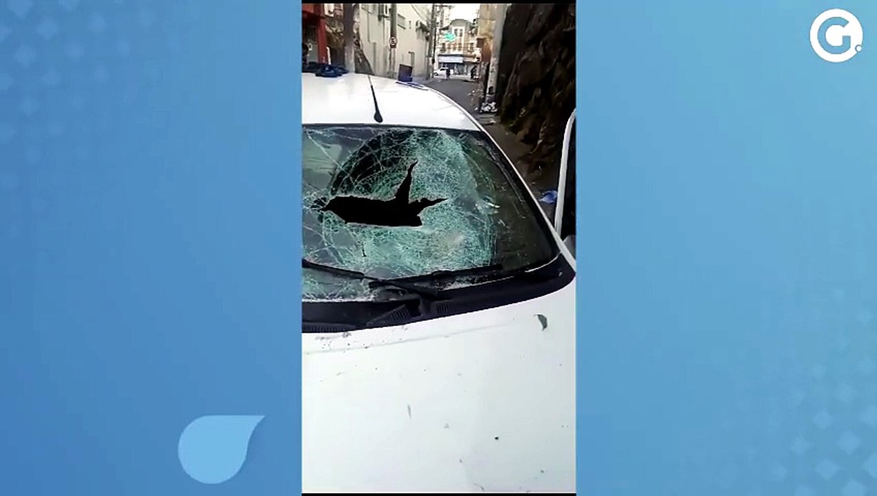 Dois são agredidos e carro fica coberto de sangue na Vila Rubim