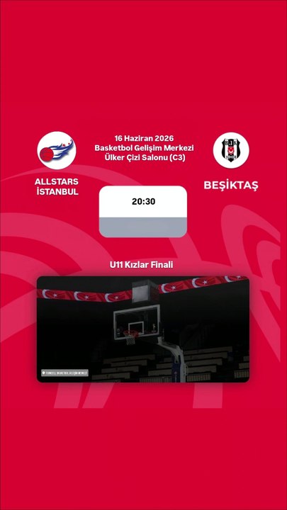 Maç Duyurusu - Allstars İstanbul v Beşiktaş - U11 Kızlar Finali