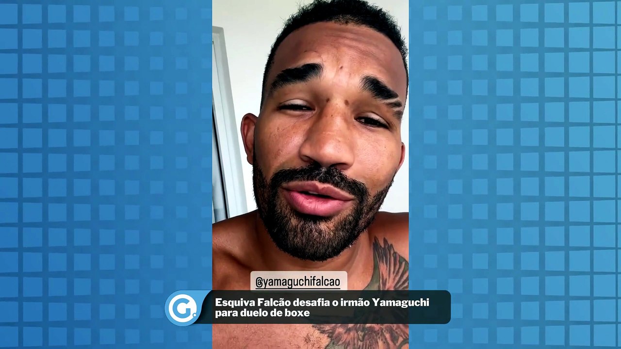 Esquiva Falcão desafia o irmão Yamaguchi para duelo de boxe