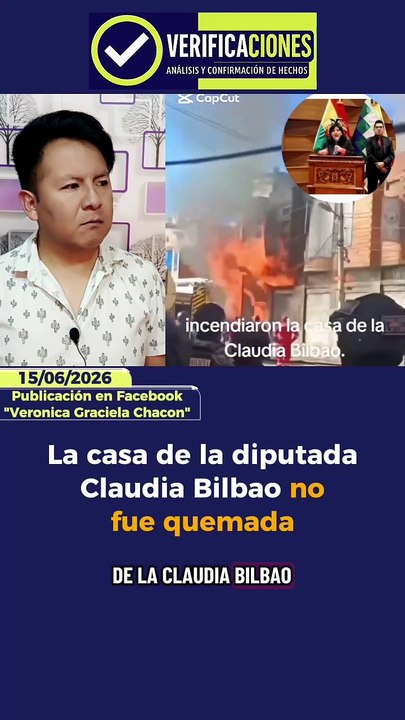 La casa de la diputada Claudia Bilbao no fue quemada