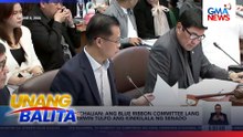 Sen. Gatchalian - Ang Blue Ribbon Committee lang ni Sen. Erwin Tulfo ang kinikilala ng Senado | Unang Balita