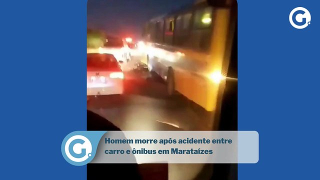 Homem morre após acidente entre carro e ônibus em Marataízes
