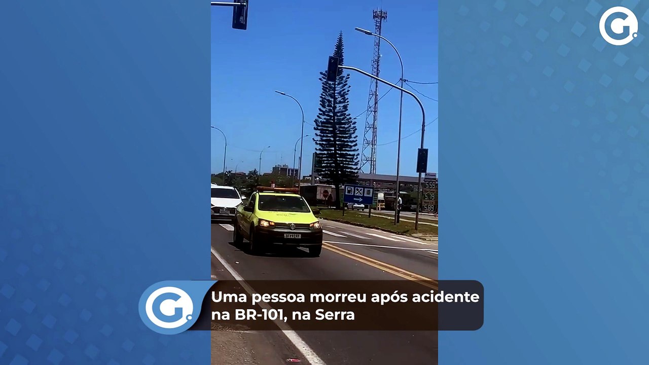 Uma pessoa morreu após acidente na BR-101, na S...